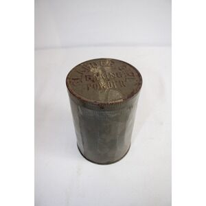 Antique Jabber Baking Powder Tin Can Advertising Collectible Kitchen Decor